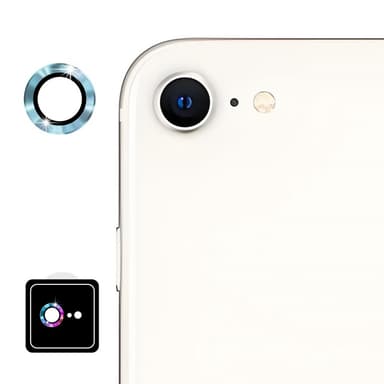 For iPhone 16e Kameralinsebeskytter ENKAY Hat-Prince Metallring Linsefilm