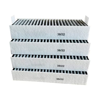 Hettefiltre som er kompatible med Bosch HEZ9VRCR0 17004805, 4-pakning