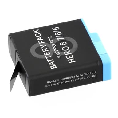 Batteri for GoPro Hero 8 3,85V 1220mAh AHDBT-801 erstatningsbatteri