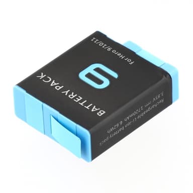 Batteri for GoPro Hero 12 11 10 9 3,85V 1720mAh AHDBT-901 erstatningsbatteri