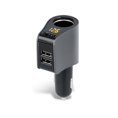 Forever billader, 3xUSB 3,1A, 12V-uttak 10A