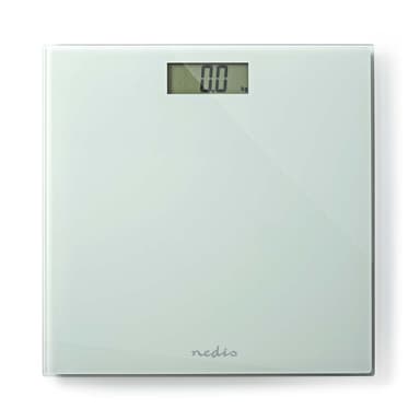 Nedis Personvekt | Digital | Hvit | Herdet Glass | Maksimal vekttrykk: 150 kg