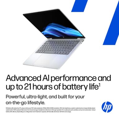 HP OmniBook 5 14 Snap-8C/16/512/OLED 14" Copilot+ bærbar PC