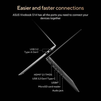 ASUS Vivobook S 14 M5406 AI 7-350/24/1024/OLED 14" Copilot+ bærbar PC