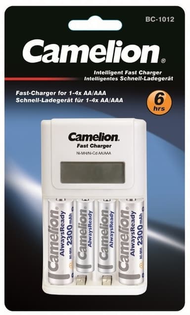 Camelion BC-1012 Batterilader med batterier