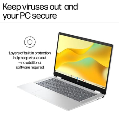 HP Chromebook x360 14 N100/4/128/IPS 14” bærbar PC