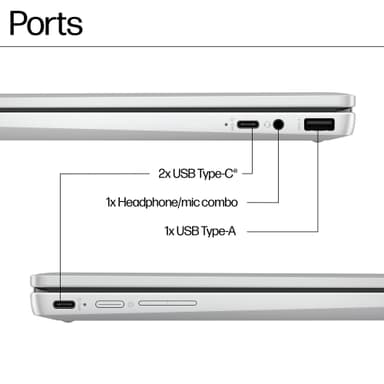 HP Chromebook x360 14 N100/4/128/IPS 14” bærbar PC