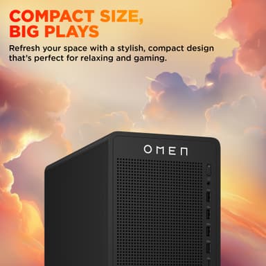HP OMEN 16L R5-8400F/16/512/3050 stasjonær gaming-PC