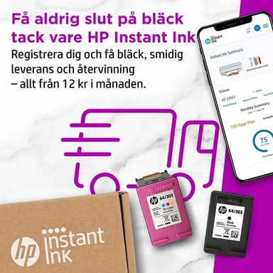 HP ENVY 6030e multifunksjonsskriver, 6 måneder Instant Ink & HP+