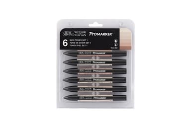 Winsor Promarker 6 stk, Skin Tones 1