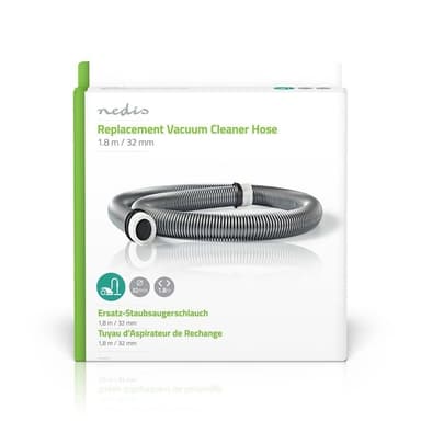 Nedis Støvsuger Hose | 32 mm | 1.80 m | Plast | Grå