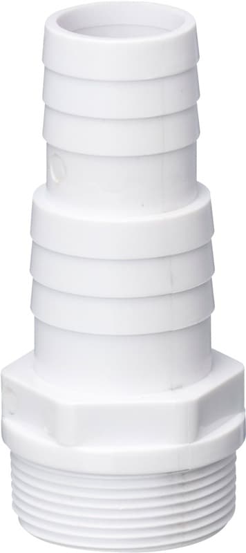 Slangekobling for svømmebasseng, hvit, 1 1/2"" Ø32/Ø38