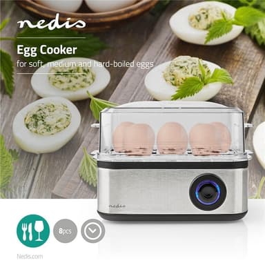 Nedis egg Boiler | Desilitermål | Aluminium / Sort