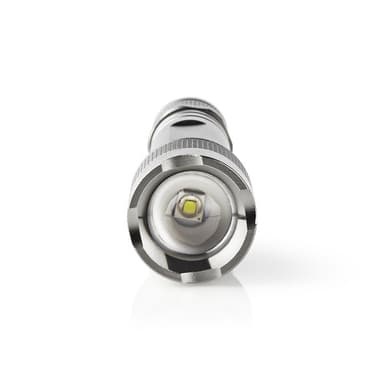 Nedis LED lommelykt | Batteri drevet | 4,5 V | 3 W | 2x AA | batterier følger med | Nominell lysfluks: 150 lm | Lysrekkevidde: 120 m | Strålevinkel: 46.1 ° | 10000 Omkoblingssykluser