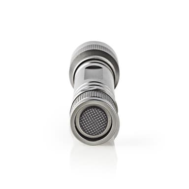 Nedis LED lommelykt | Batteri drevet | 4,5 V | 3 W | 2x AA | batterier følger med | Nominell lysfluks: 150 lm | Lysrekkevidde: 120 m | Strålevinkel: 46.1 ° | 10000 Omkoblingssykluser