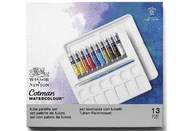 Cotman vannfargesett med palett