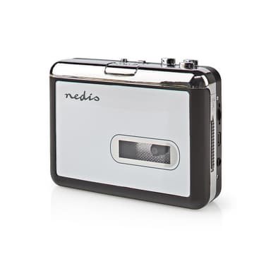 Nedis kassett Converter | Portable | Koblingsutgang: 1x 3.5 mm / 1x Mini USB | Tilbehør: USB-Cable | Batteri drevet / USB-Strøm