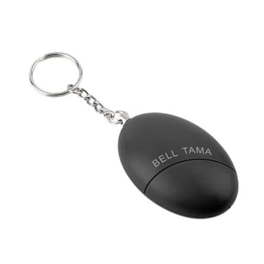 Overfallsalarm/personalarm, svart