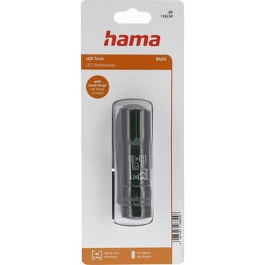 Hama Lommelykt LED Basic FL-92 Svart