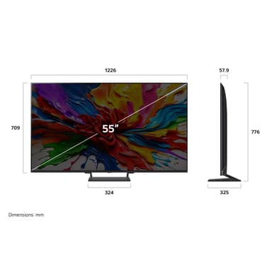 LG 55" QNED 93 4K QNED MiniLED TV (2025)