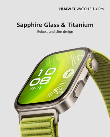Huawei Watch Fit 4 Pro smartklokke (grønn)