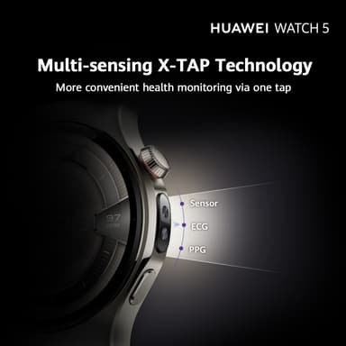 Huawei Watch 5 smartklokke 46 mm (sort)