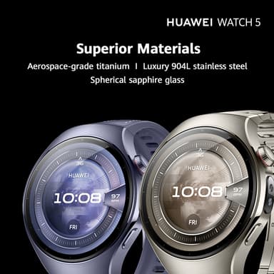 Huawei Watch 5 smartklokke 46 mm (sort)