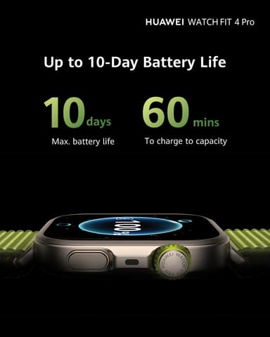 Huawei Watch Fit 4 Pro smartklokke (blå)