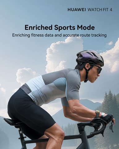 Huawei Watch Fit 4 smartklokke (sort)