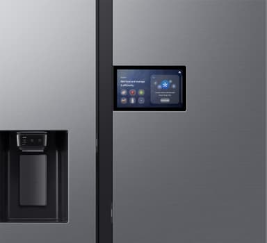 Samsung side-by-side RS90F64EDTEF (rustfritt stål)