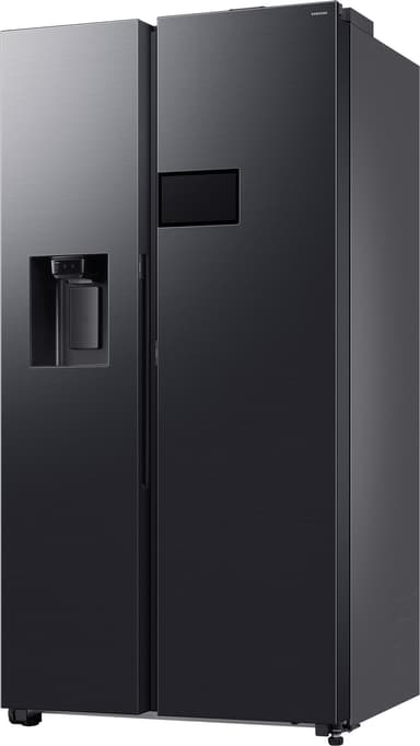 Samsung side-by-side RS90F64EDFEF (sort rustfritt stål)