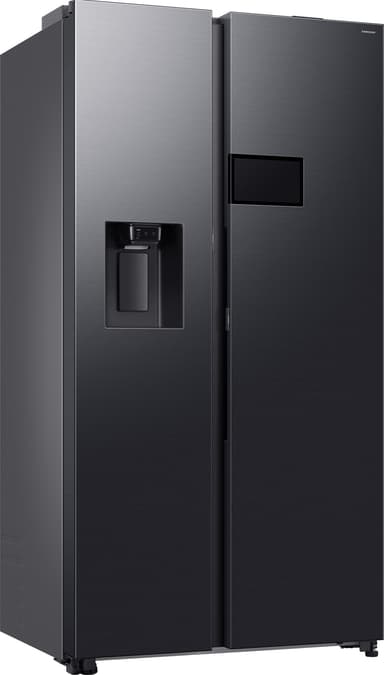 Samsung side-by-side RS90F64EDFEF (sort rustfritt stål)