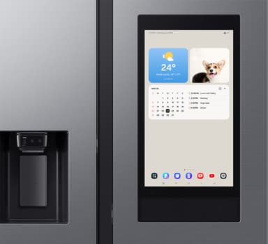 Samsung side-by-side RS90F66BETEF (rustfritt stål)