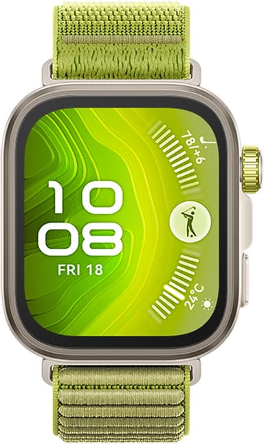 Huawei Watch Fit 4 Pro smartklokke (grønn)