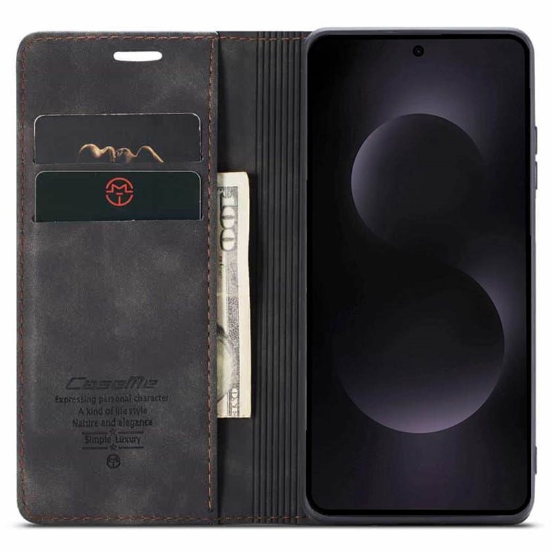CaseMe mobildeksel 013 Samsung Galaxy S25 Edge - Svart