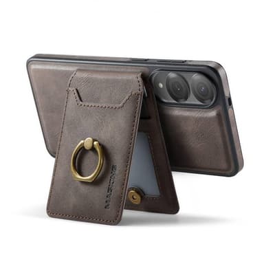 DG-Ming Magking K1 2i1 deksel Samsung Galaxy S25 Edge - Coffee