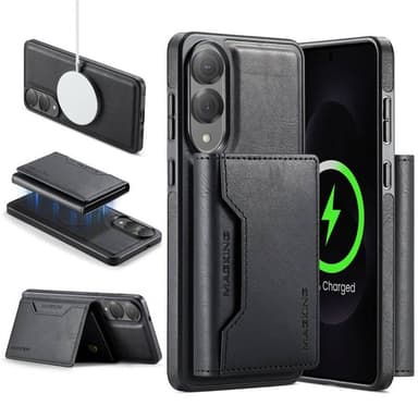 DG-Ming Magking K2 2i1 deksel Samsung Galaxy S25 Edge - Svart