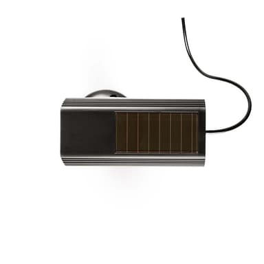 Nedis Dummy Security Camera | Kule | IP44 | Batteri drevet / Solar Powered | Utendørs | Inkludert veggoppheng | Sort