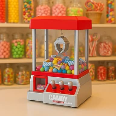 Candy Grabber Slikmaskin – Mini Slikautomat for Barn & Voksne
