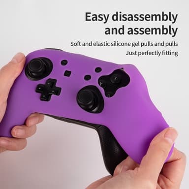 Kompatibel med Nintendo Switch Pro Controller Case Silikon - Blå