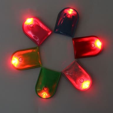 LED-lys Magnetisk klips Sikkerhet Løping Nattcampingaktiviteter