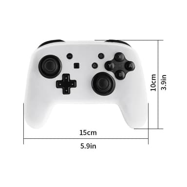 Kompatibel med Nintendo Switch Pro Controller Case Silikon - Blå