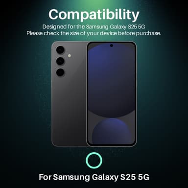 NORTHJO for Samsung Galaxy S25 Herdet Glass Kameralinsebeskytter