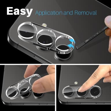 NORTHJO for Samsung Galaxy S25 Herdet Glass Kameralinsebeskytter