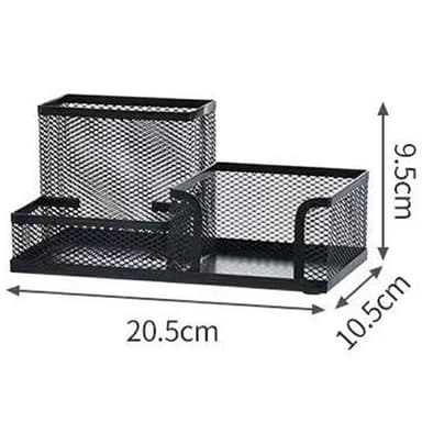 3 rom Metall skrivebord Organizer Penneholder Organizer Oppbevaringsskuff