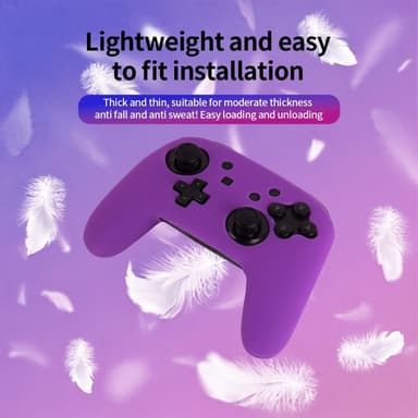 Kompatibel med Nintendo Switch Pro Controller Case Silikon - Blå