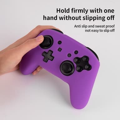 Kompatibel med Nintendo Switch Pro Controller Case Silikon - Blå