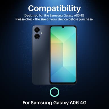 NORTHJO for Samsung Galaxy A06 Herdet Glass Kameralinsebeskytter