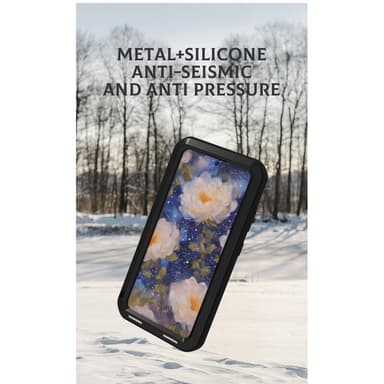 Samsung Galaxy S25 Etui Armour beskyttelsesdeksel Deksel + herdet glass