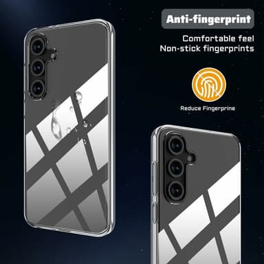 For Samsung Galaxy A26 5G gjennomsiktig TPU mobildeksel + skjermbeskytter